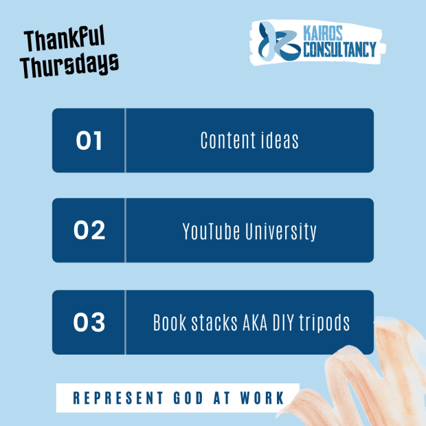 Kairos Consultancy Group: Thankful Thursdays 2021