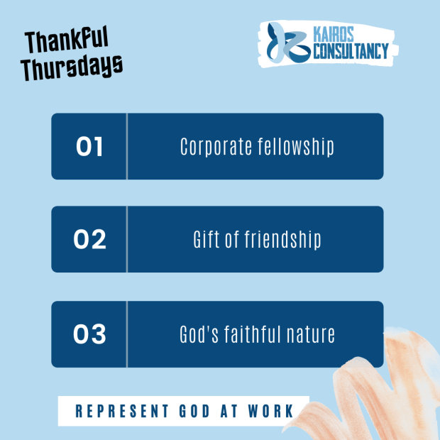 Kairos Consultancy Group: Thankful Thursdays 2021