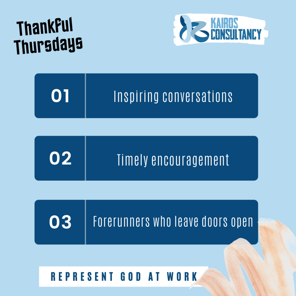 Thankful Thursdays | Kairos Consultancy Group