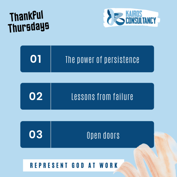 Kairos Consultancy Group: Thankful Thursdays - October 2021.
