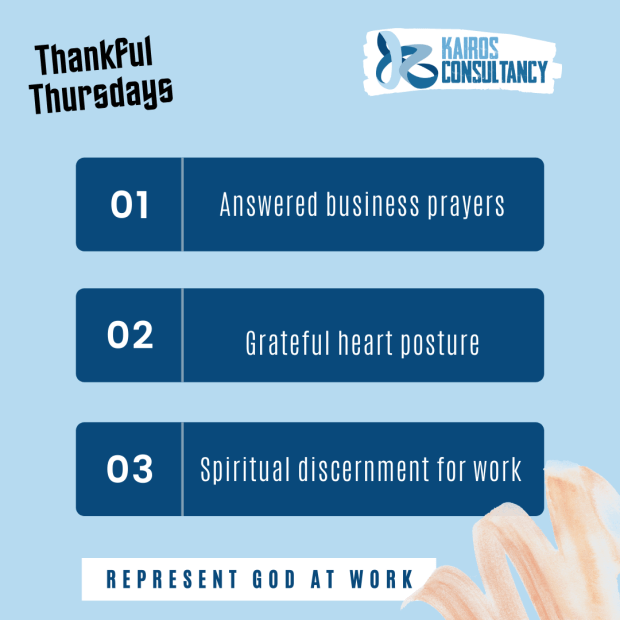 Kairos Consultancy Group: Thankful Thursdays - October 2021.
