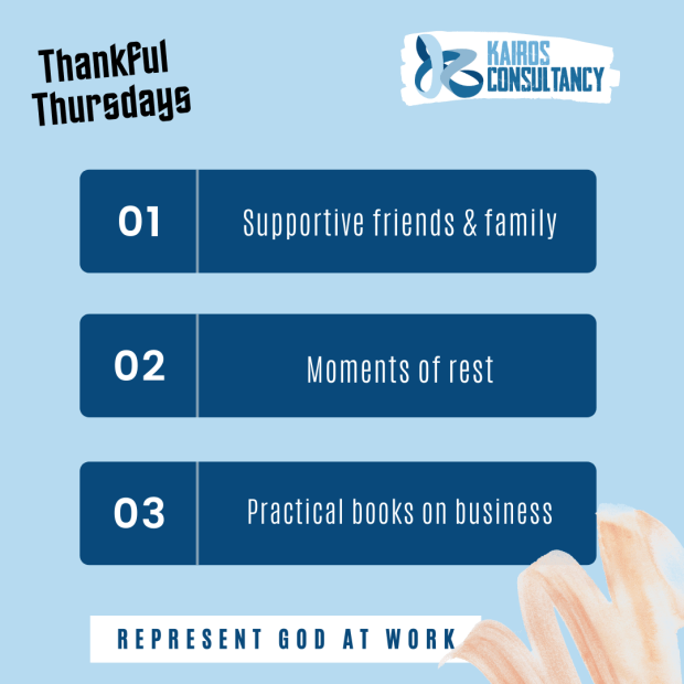 Kairos Consultancy Group: Thankful Thursdays - September 2021.