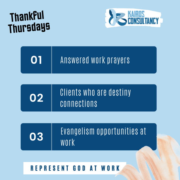 Kairos Consultancy Group: Thankful Thursdays - November 2021.