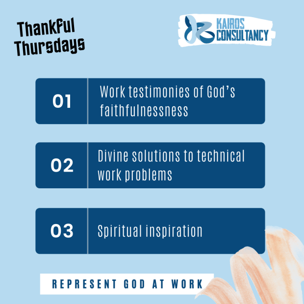 Kairos Consultancy Group: Thankful Thursdays - November 2021.