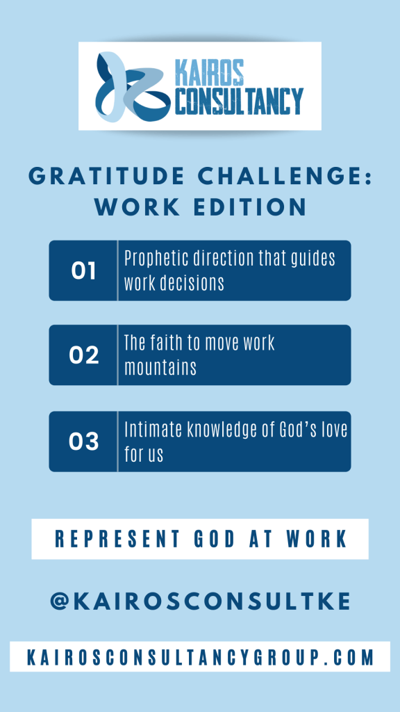 Kairos Consultancy Group: Thankful Thursdays 2022