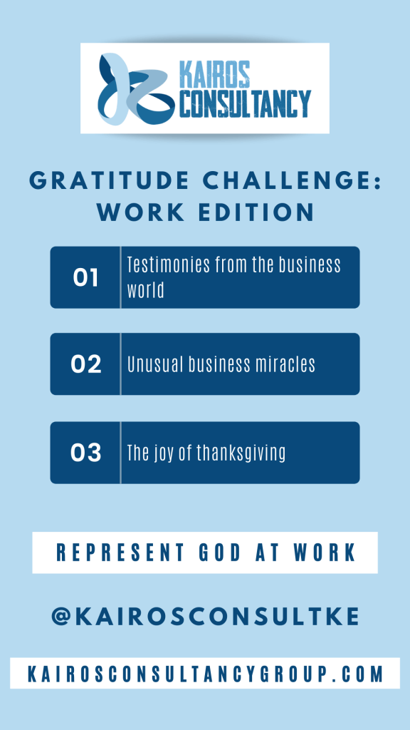 Kairos Consultancy Group: Thankful Thursdays 2022