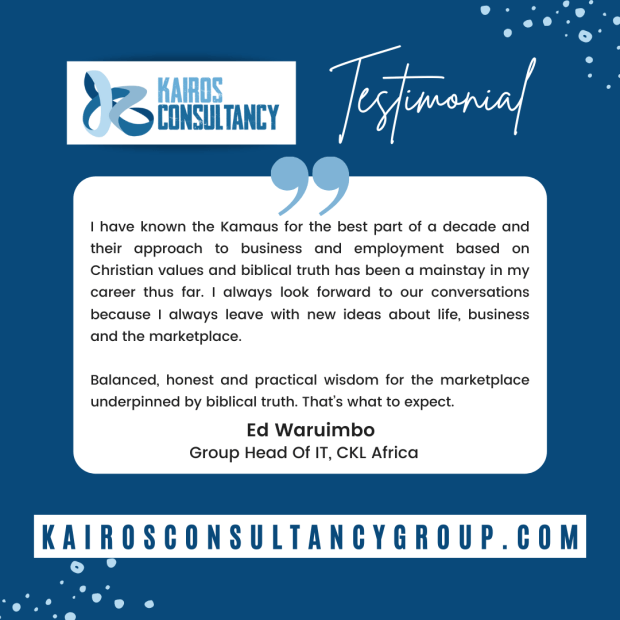 TESTIMONIALS | KAIROS CONSULTANCY GROUP