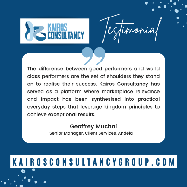 TESTIMONIALS | KAIROS CONSULTANCY GROUP