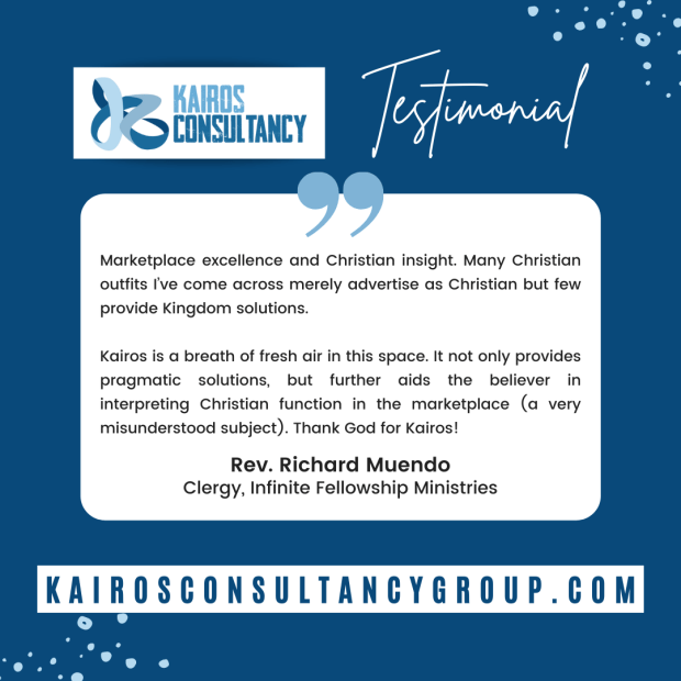 TESTIMONIALS | KAIROS CONSULTANCY GROUP