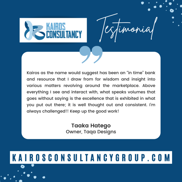 TESTIMONIALS | KAIROS CONSULTANCY GROUP