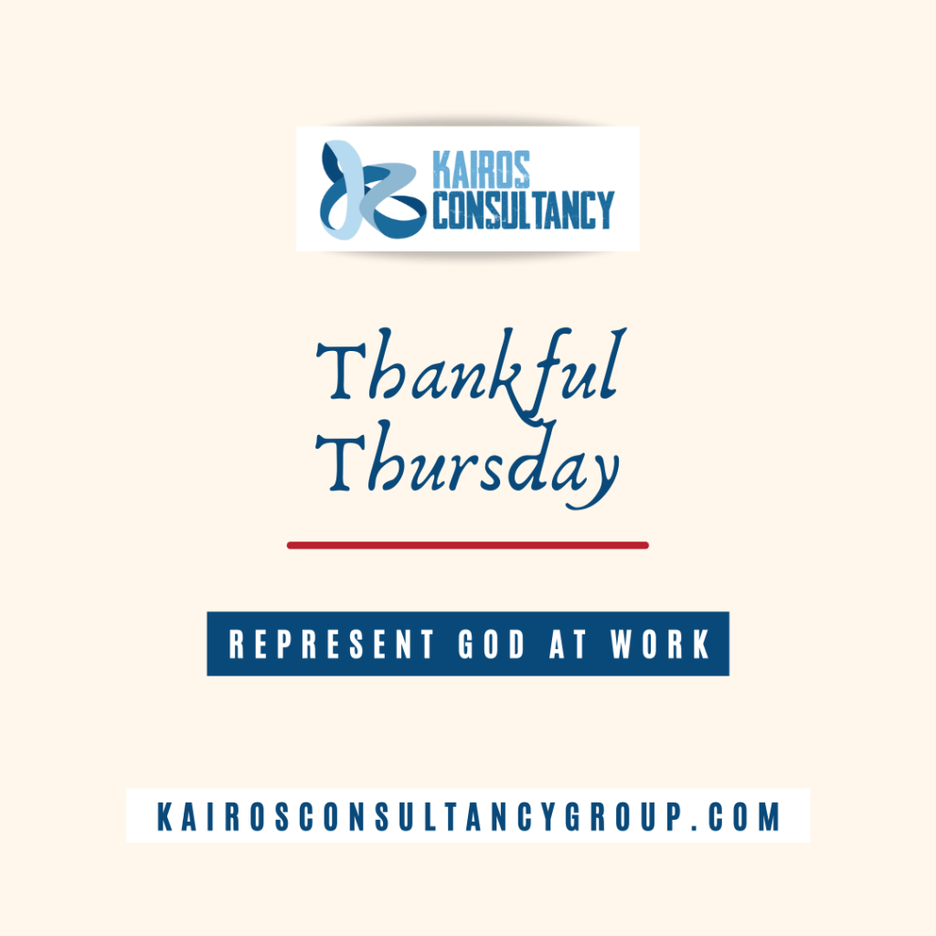 THANKFUL THURSDAY | KAIROS CONSULTANCY GROUP