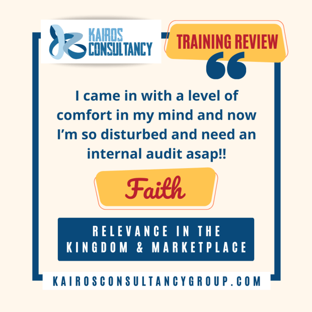 TRAINING REVIEWS | KAIROS CONSULTANCY GROUP