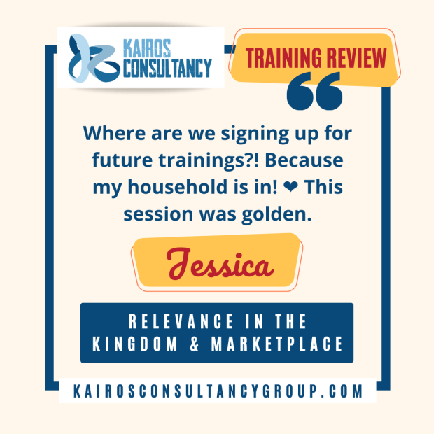 TRAINING REVIEWS | KAIROS CONSULTANCY GROUP