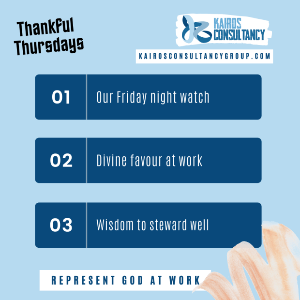 THANKFUL THURSDAY 2022 | KAIROS CONSULTANCY GROUP