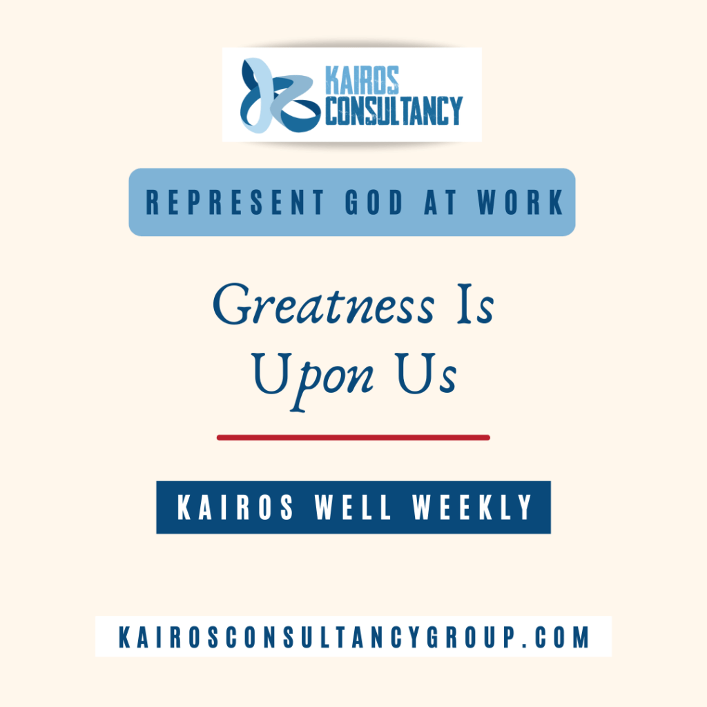 KAIROS WELL WEEKLY | KAIROS CONSULTANCY GROUP