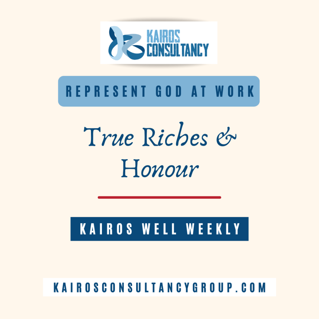 KAIROS WELL WEEKLY | KAIROS CONSULTANCY GROUP